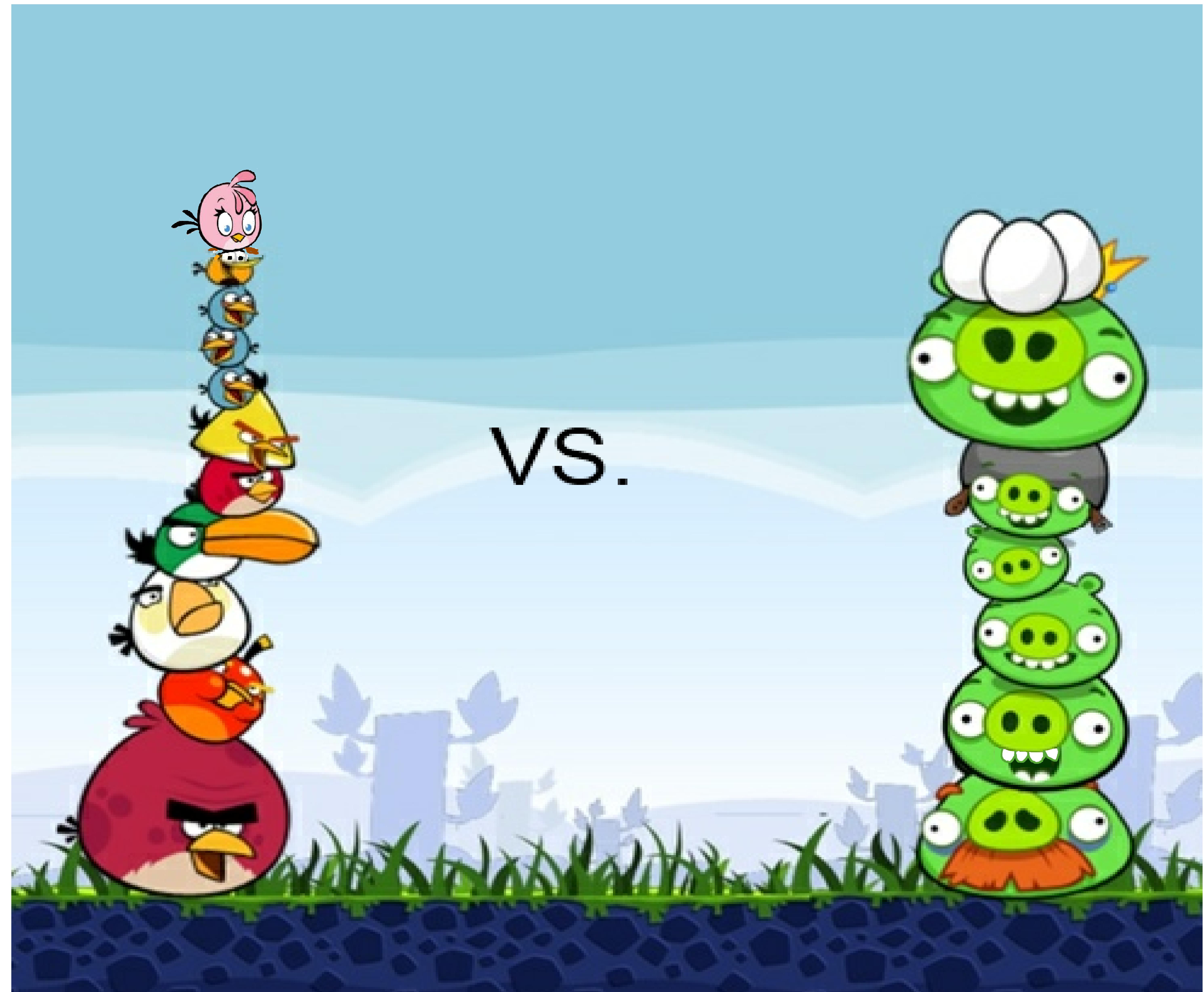 Angry Bird vs Pig Profile Picture